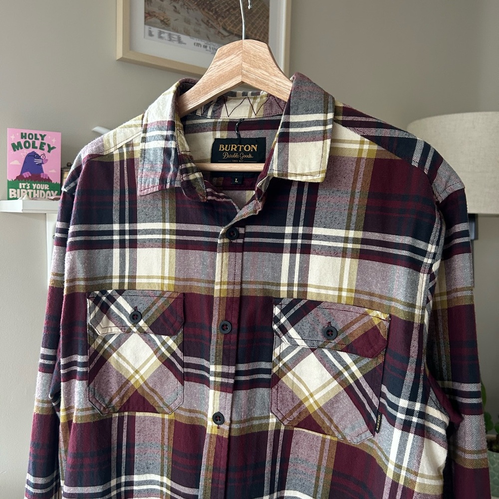 Burton Multicolor Plaid Flannel Shirt